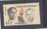 Sellos de Europa - Checoslovaquia -  Vlado Clementis y Karol Smidke