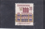 Stamps Czechoslovakia -  50 aniversario. de la Federación de Trabajadores de Ejercicio Físico