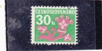 Stamps Czechoslovakia -   Flores | Plantas (Flora) | Plantas Estilizadas