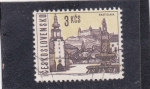 Sellos de Europa - Checoslovaquia -  panorámica de Bratislava