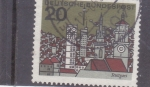 Stamps : Europe : Germany :  panorámica de Stuttgart