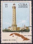 Stamps Cuba -  Faro Punta Lucrecia
