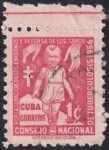 Sellos de America - Cuba -  consejo Nacional de Tuberculosis '56_2