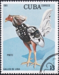 Stamps : America : Cuba :  Gallo de lidia, Pinto
