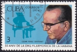 Sellos del Mundo : America : Cuba : 50 Aniv. Orq. Filarmonica