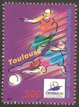 Sellos de Europa - Francia -  3013 - copa del mundo de futbol, sede de toulouse