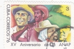 Sellos de America - Cuba -  XV ANIV. DE LA ANAP