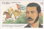 Sellos del Mundo : America : Cuba :  centenario caida en combate mayor general José Maceo