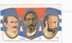 Stamps Cuba -  CENT. MUERTE GENERALES GUERRA INDEPENDENCIA