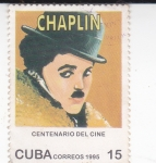 Sellos de America - Cuba -  CENTENARIO DEL CINE- CHAPLIN