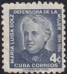 Sellos de America - Cuba -  María Luisa Dolz