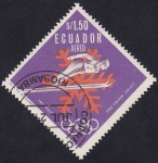 Sellos de America - Ecuador -  Squaw Valley 1960