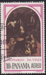 Stamps Panama -  Leonardo da Vinci