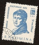 Stamps Romania -  Henrich von Kleist - Poeta y novelista alemán