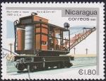 Stamps Nicaragua -  Hoist & Derriel USA 1909