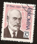 Stamps Romania -  P. Poni - Químico y Físico