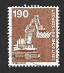 Stamps Germany -  1187 - Excavadora