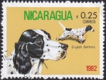 Sellos de America - Nicaragua -  English Setter