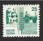 Sellos de Asia - India -  840 - Agricultura