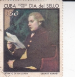 Sellos de America - Cuba -  retrato de un joven 