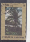 Stamps Cuba -  PINTORES CUBANOS- cocotero
