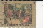 Sellos de America - Cuba -  PINTORES CUBANOS- amantes del arte