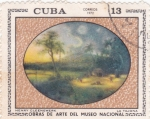 Sellos de America - Cuba -  obras de arte del museo nacional-