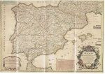 Sellos del Mundo : Europe : Spain : III cent. del primer mapa postal de España