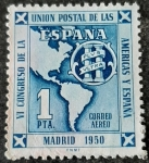 Sellos de Europa - Espa�a -  ESPAÑA 1951  VI Congreso de la Unión Postal de las Américas y España