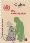 Stamps : America : Cuba :  Día mundial de la salud