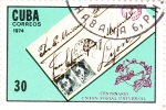 Stamps Cuba -  centenario U.P.U. (Unión Postal Universal)