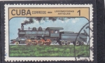 Sellos de America - Cuba -  locomotora antigua