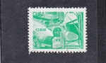 Stamps Cuba -  exportaciones cubanas- azúcar