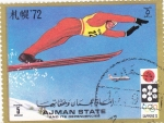 Stamps United Arab Emirates -  OLIMPIADA INVIERNO SAPPORO'72