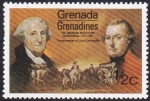 Stamps : America : Grenada :  Rendición de Lord Cornwallis