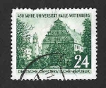 Stamps Germany -  111 - 450 Aniversario de la Fundación de la Universidad de Halle (DDR)