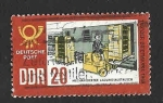 Stamps Germany -  679 - Dia del Sello (DDR)