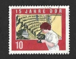 Sellos de Europa - Alemania -  731 - XV Aniversario de la DDR
