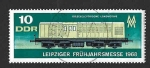 Stamps Germany -  990 - Locomotora Diesel (DDR)