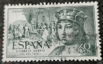 Stamps Spain -  ESPAÑA 1952 V Centenario del nacimiento de Fernando el Católico  Correo aéreo 