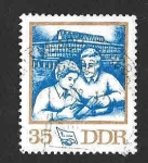 Stamps Germany -  1377 - VIII Congreso de Sindicatos Alemanes Libres (DDR)