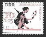 Stamps Germany -  B144 - Mujer Soldado (DDR)