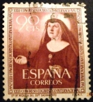 Stamps Spain -  ESPAÑA 1952 XXXV Congreso Eucarístico Internacional en Barcelona