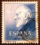 Stamps Spain -  ESPAÑA 1952  Doctores Ramón y Cajal, y Ferrán