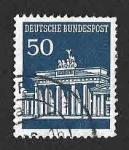 Stamps Germany -  955 - Puerta de Brandeburgo