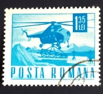Sellos de Europa - Rumania -  Helicóptero Mil Mi-3