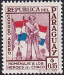Sellos de America - Paraguay -  Homenaje a los Héroes del Chaco