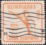 Stamps Cuba -  Olimpiada Roma 1960