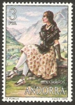 Stamps Andorra -  trajes populares - pubilla