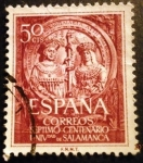 Stamps Spain -  ESPAÑA 1953  VII Centenario de la Universidad de Salamanca